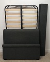 4FT  OTTOMAN grey BED FRAME
