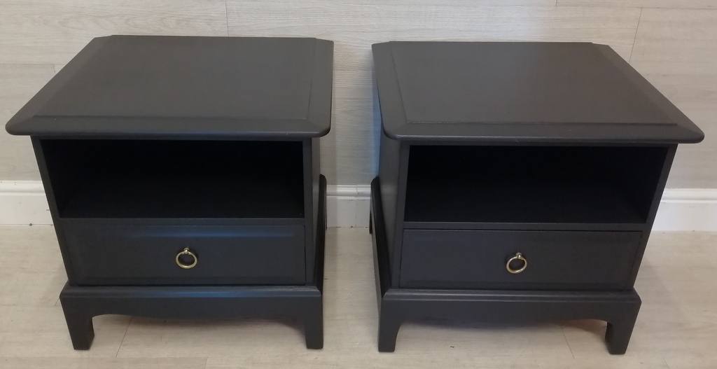 pair of Stylish ‘Stag’  painted Bedsides.