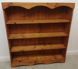 [HF15118] wide pine bookcase