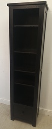 [HF15115] great narrow black bookcase