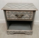 LOVELY PAINTED PINE BEDSIDE unit