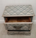 LOVELY PAINTED PINE BEDSIDE unit