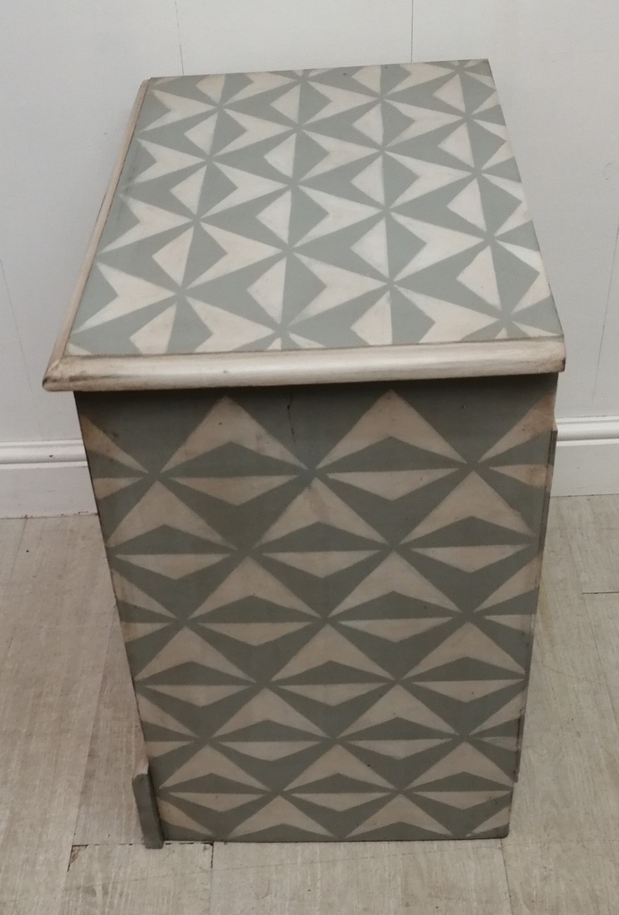 LOVELY PAINTED PINE BEDSIDE unit