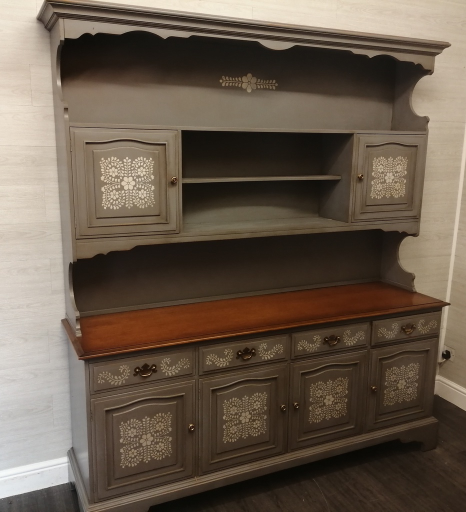 LARGE STAG painted dresser