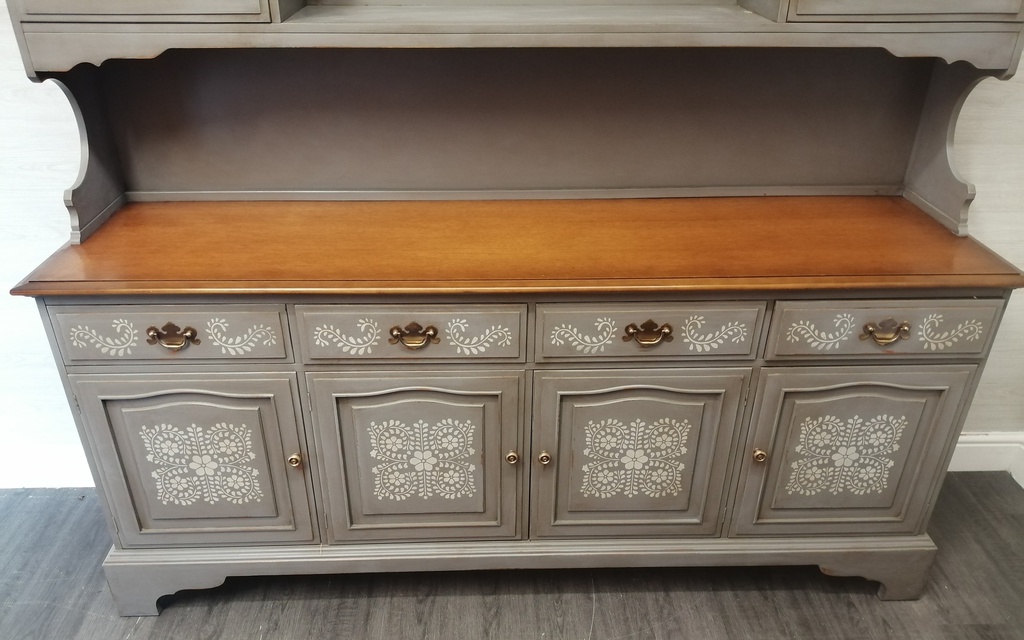 LARGE STAG painted dresser