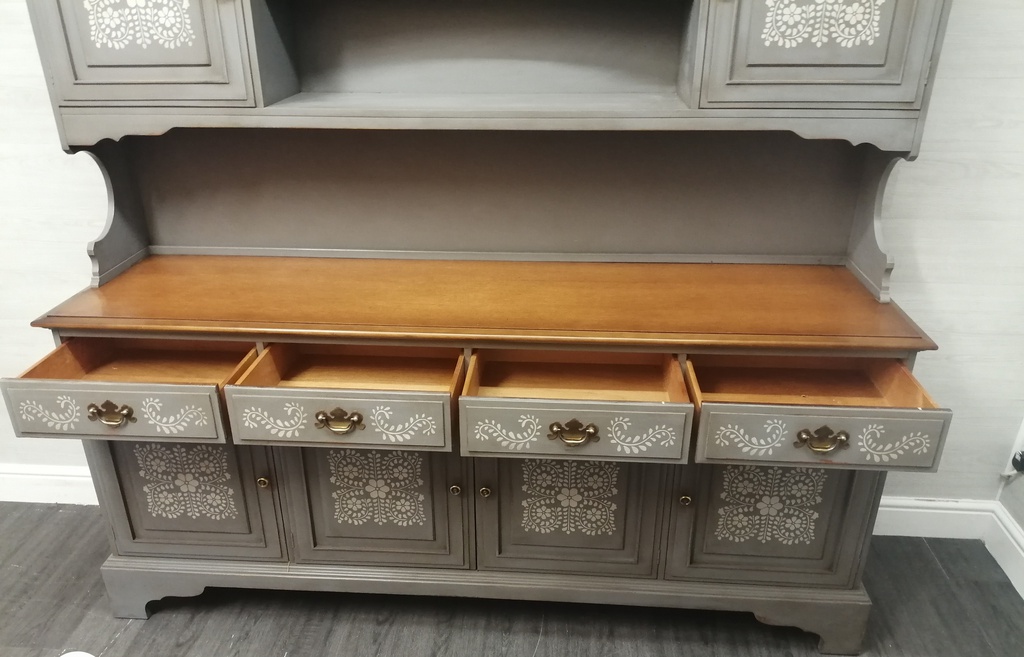 LARGE STAG painted dresser