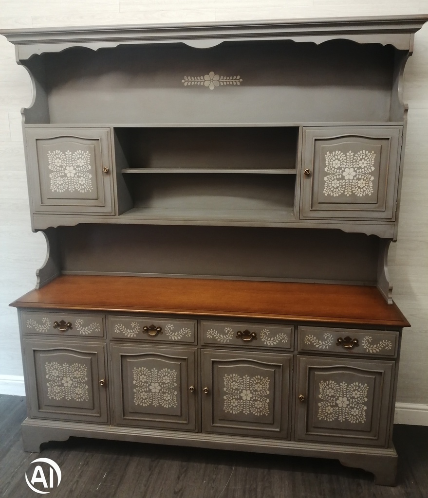 LARGE STAG painted dresser