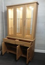 oak style display unit