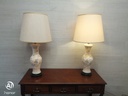 LOVELY PAIR OF TALL LAMPS