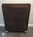 Retro painted oak linen cupboard