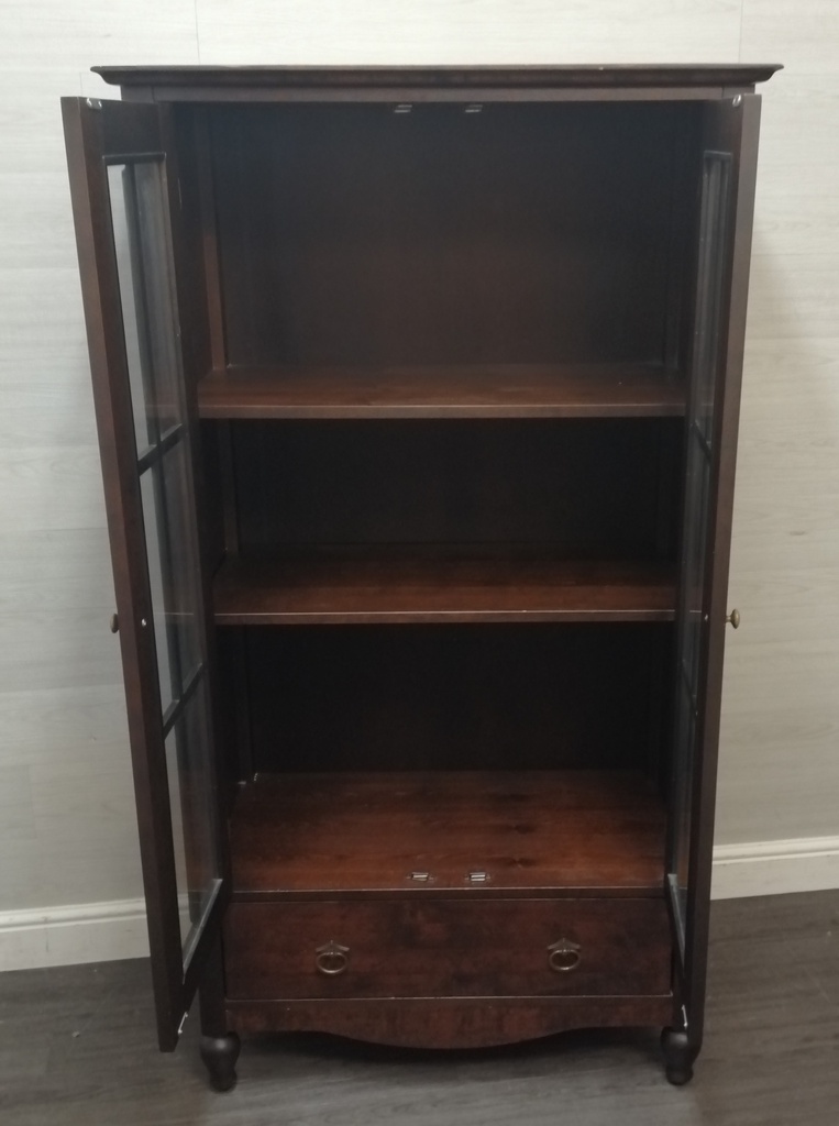 GLAZED FRONTED  DISPLAY / STORAGE CUPBOARD