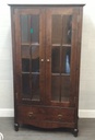 GLAZED FRONTED  DISPLAY / STORAGE CUPBOARD