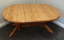 Ikea Oval Pine Extending Dining Table