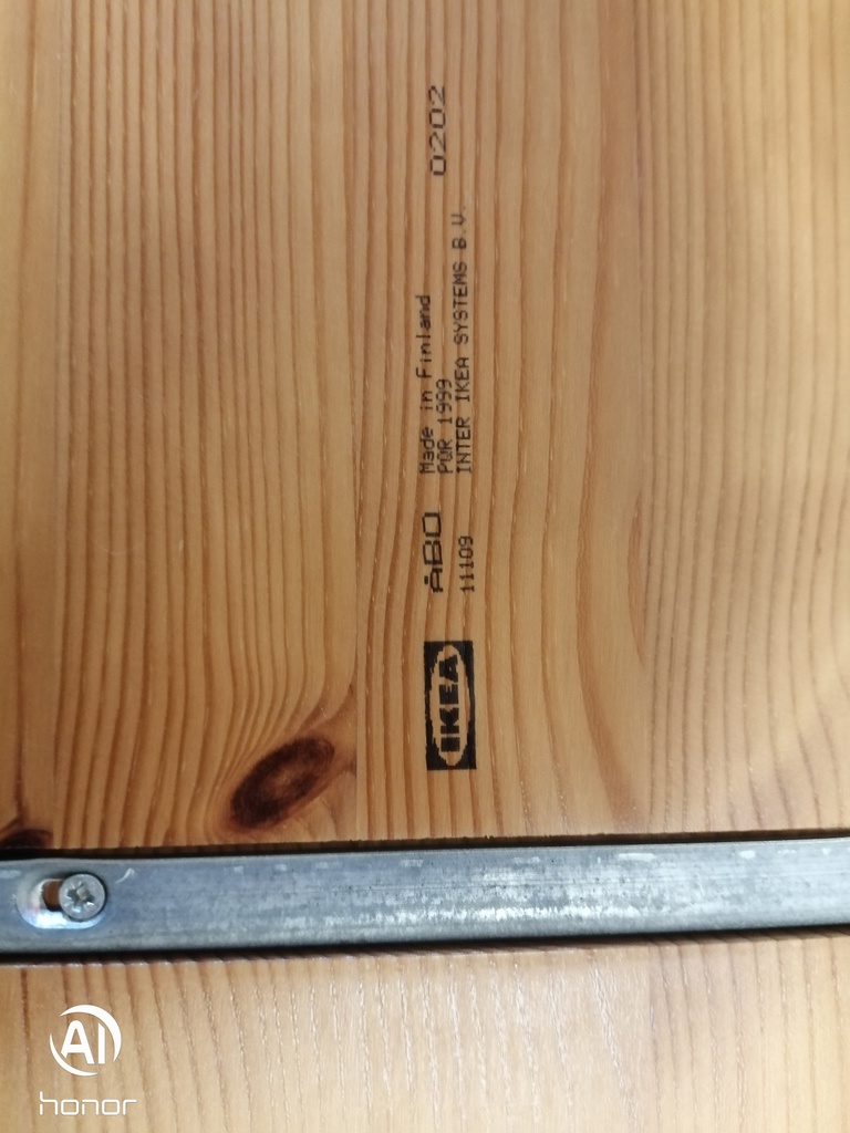 Ikea Oval Pine Extending Dining Table