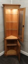 Neat Oak Corner Part Glazed Unit