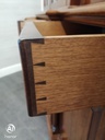 Quality large mahogany repro glazed display unit