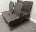 SET OF FOUR GARDEN CHAIRS