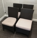 SET OF FOUR GARDEN CHAIRS