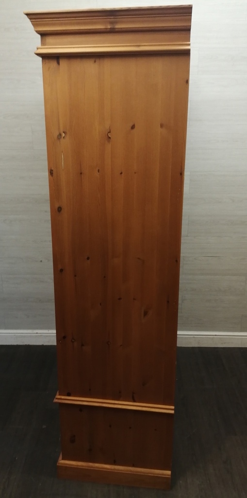 solid pine double wardrobe with drawer
