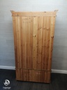 solid pine double wardrobe with drawer