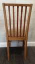 Pair of oak dining chairs