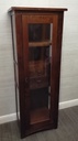 Lovely dark wood slim line display unit
