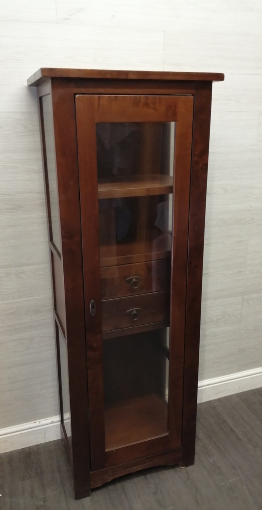 Lovely dark wood slim line display unit
