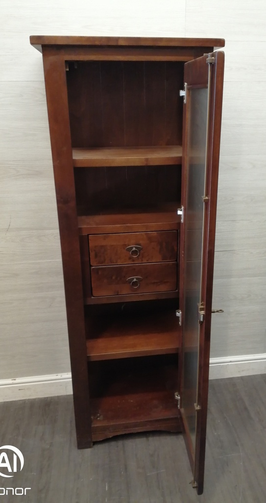 Lovely dark wood slim line display unit