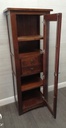 Lovely dark wood slim line display unit