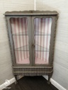 Stunning painted corner  glazed fronted display unit