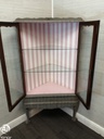 Stunning painted corner  glazed fronted display unit