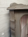 Stunning painted corner  glazed fronted display unit