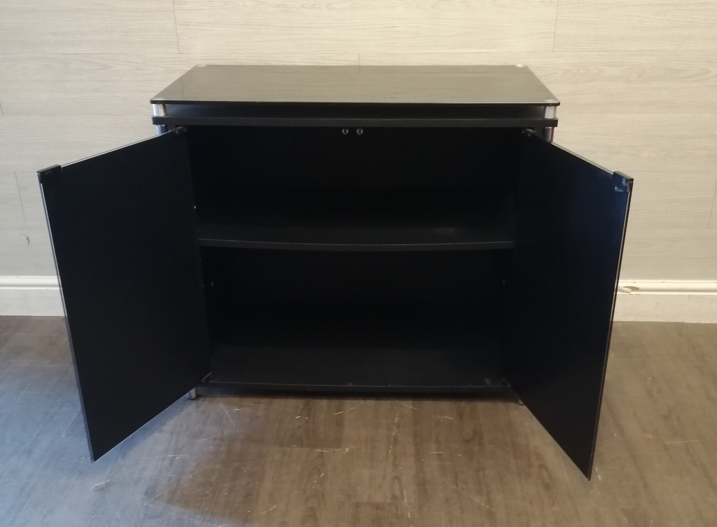 Black neat  sideboard / tv stand