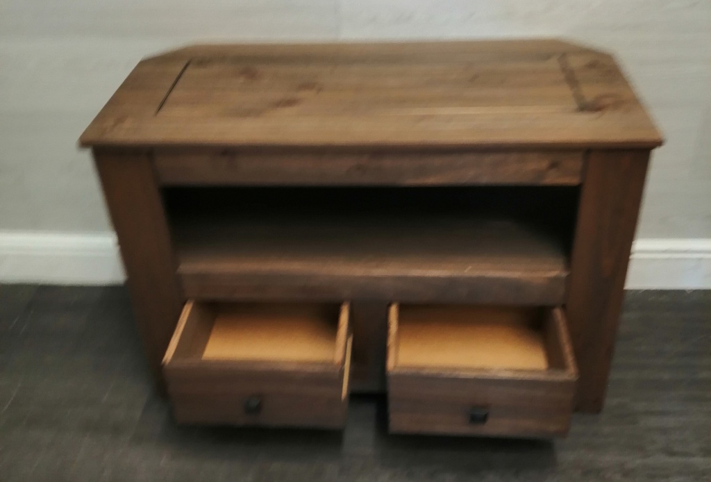 MEXICAN PINE TV STAND