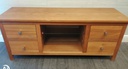 Quality oak TV unit