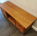 Quality oak TV unit