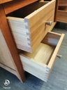 Quality oak TV unit