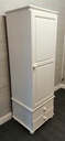 Lovely painted single door wardrobe with drawers