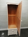 Lovely painted single door wardrobe with drawers