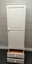 Lovely painted single door wardrobe with drawers