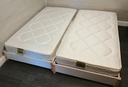 Great pair of stacker beds with two mattresses