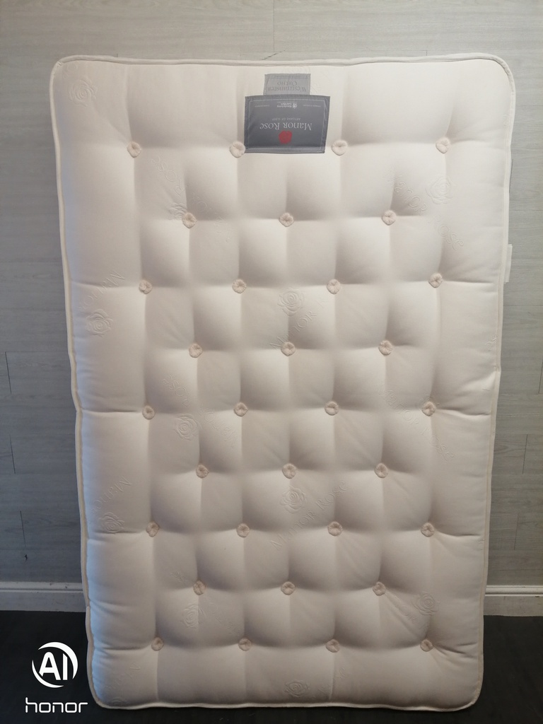 4FT MANOR ROSE WESTERMINSTER ORTHO POCKET SPRING MATTRESS