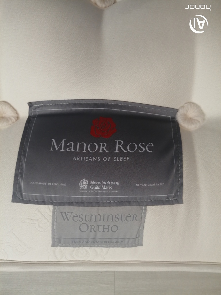 4FT MANOR ROSE WESTERMINSTER ORTHO POCKET SPRING MATTRESS