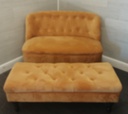 Stunning yellow storage footstool / coffee table