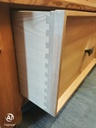 Quality solid pine double wardrobe with drawer