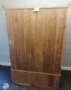 Quality solid pine double wardrobe with drawer