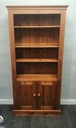SOLID PINE CUPBOARD BASE BOOKCASE