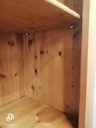 SOLID PINE CUPBOARD BASE BOOKCASE