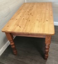 5FT SOLID PINE DINING TABLE