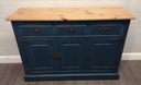 Shabby Chic Blue Painted Sideboard